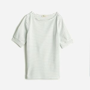 Madewell Boatneck Tee in Stripe